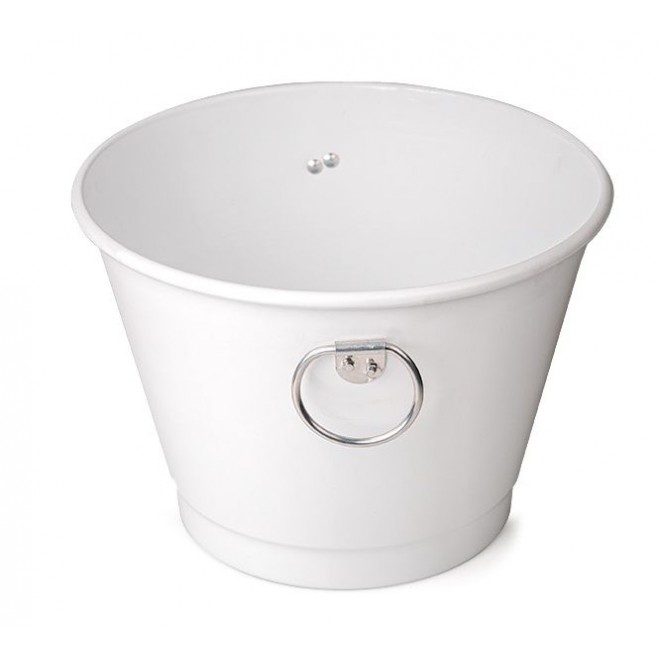 Balde Para Gelo Com Argolas - Branco - 4,5L