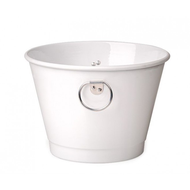 Balde Para Gelo Com Argolas - Branco - 4,5L
