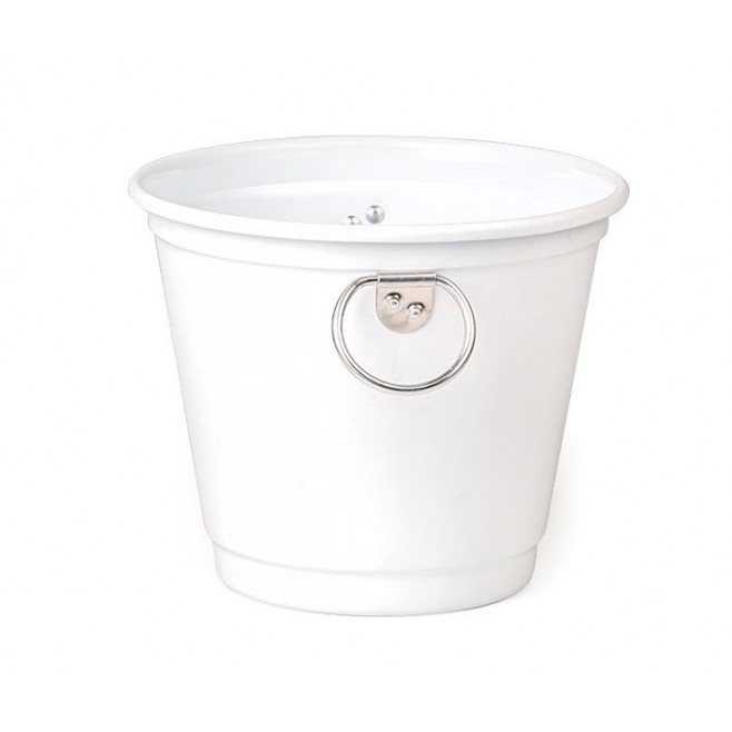 Balde Para Gelo Com Argolas - Branco - 3L