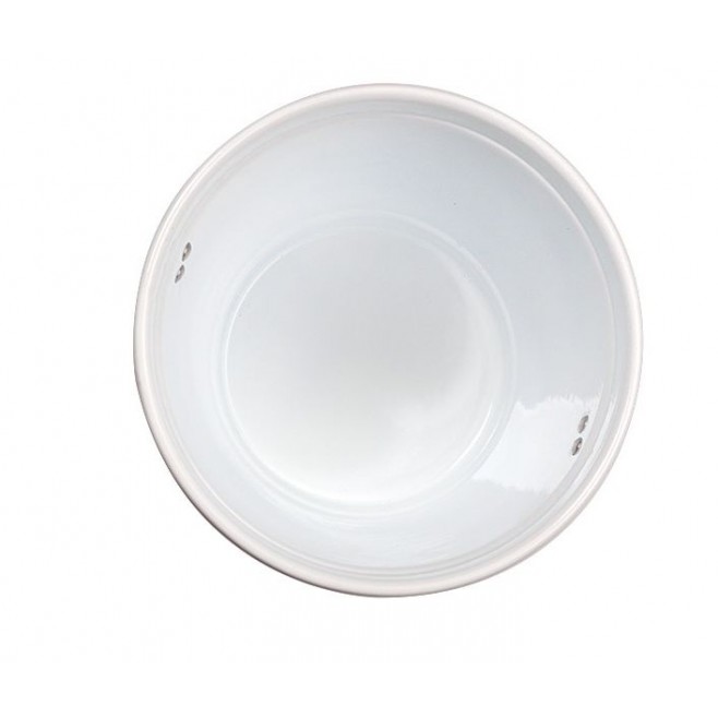 Balde Para Gelo Com Argolas - Branco - 3L