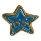 Boton Broche 5S em Metal com relevo