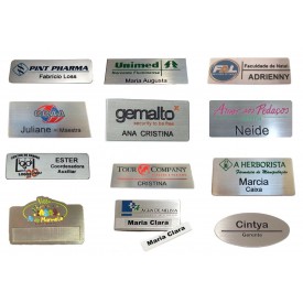 Boton Crachá em Inox Personalizado
