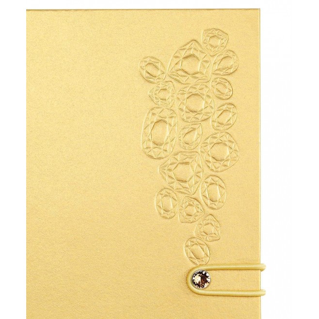 Caderno Com Cristal Swarovski 140 X 205Mm