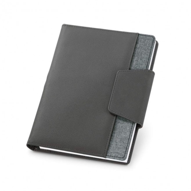 Caderno Com Capa de Sintético e Tecido 155 X 215 Mm