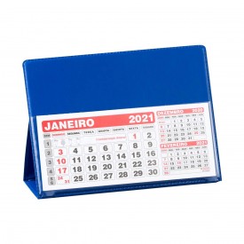 Calendário de Mesa em Pvc Personalizado 11,7X 16,5