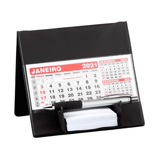 Calendário de Mesa Com Suporte Para Rascunho - 155Mm X 165Mm
