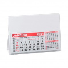 Calendário de Mesa em Pvc Personalizado 11,7X 16,5
