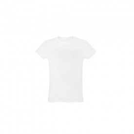 Camiseta Unissex de corte regular em malha 100% Algodão Personalizada