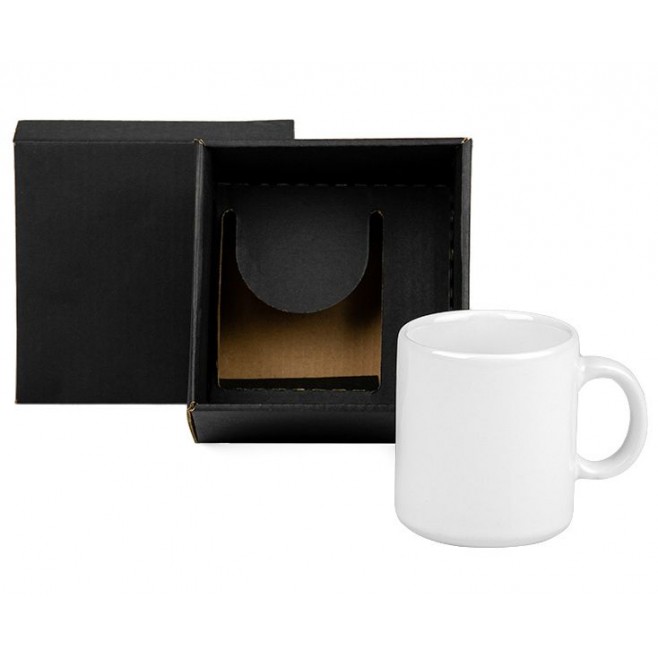  Caneca Em Cerâmica Branca 270 Ml Em Caixa Com Elástico