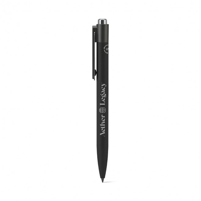 Conjunto de esferográfica e caneta sem tinta
