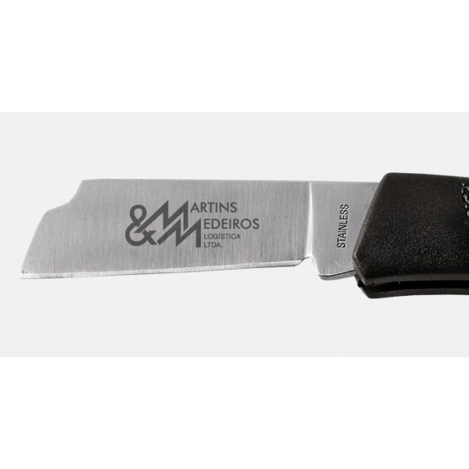 Canivete em Aço Inox Personalizado