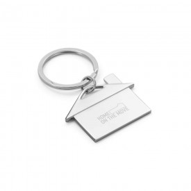 Chaveiro Personalizado em Metal Formato Casa