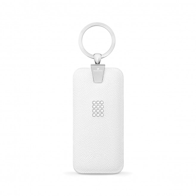 Chaveiro em Couro Com Cristais Swarovski