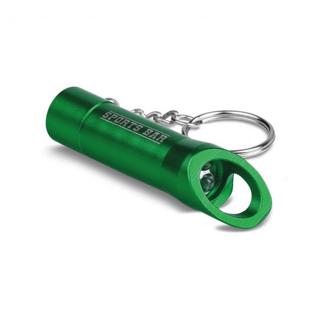 Chaveiro Lanterna em metal com 3 LEDs