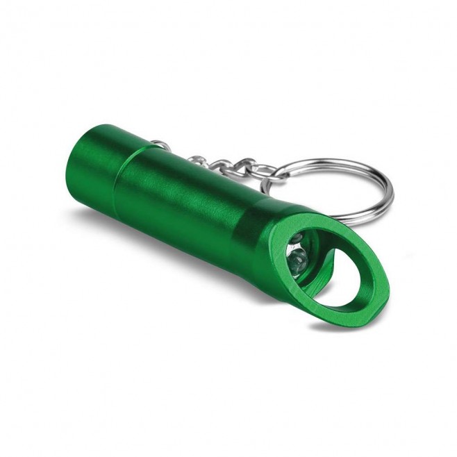 Chaveiro Lanterna em metal com 3 LEDs