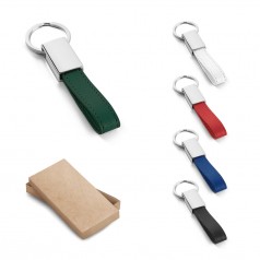 Chaveiro em Couro e Metal Personalizado 