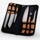 Kit de Facas e Garfo Com Estojo Frankfurt - 7 Pçs  Personalizado
