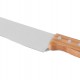 Kit De Facas Inox E Bambu Com Garfo E Estojo - 7 Pçs