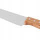 Kit de Facas, Garfo e Chaira Inox / Bambu Com Estojo  Personalizado