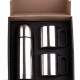 Conj. De Garrafa E Caneca Em Aço Inox 330/180 Ml - 3 Pçs