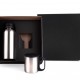 Conj. De Garrafa E Caneca Em Aço Inox 600/180 Ml - 2 Pçs