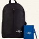 Conj. Mochila, Caderneta E Caneta - 3 Pçs