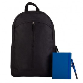Conj. Mochila, Caderneta E Caneta - 3 Pçs