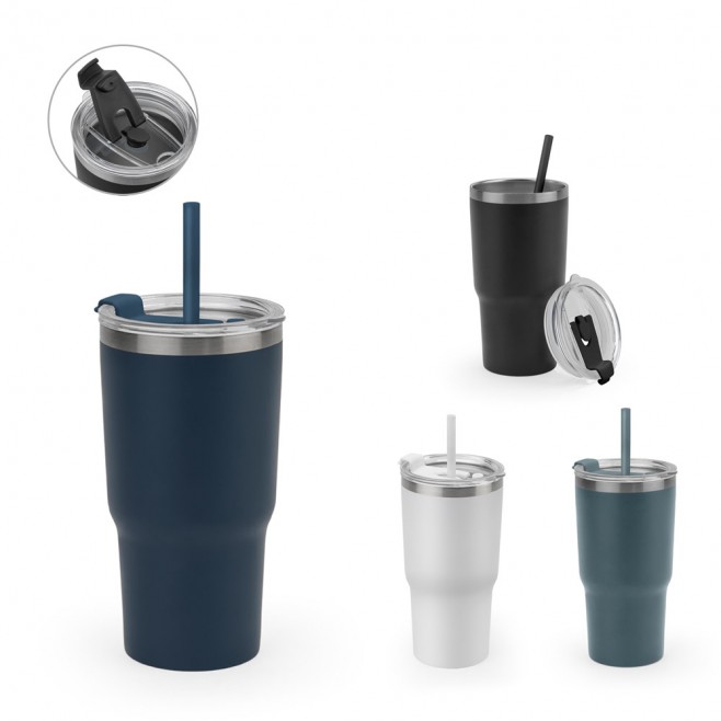 Copo de Viagem em Aço Inox 600ml