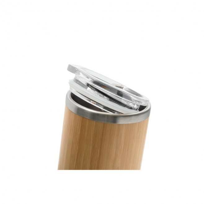 Copo de bambu e aço inox  350ml  Personalizado