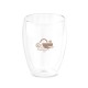 Copo em vidro borossilicato  350ml Personalizado