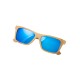 Óculos de sol em bambu com lentes espelhadas  Promocional