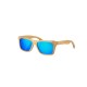Óculos de sol em bambu com lentes espelhadas  Promocional