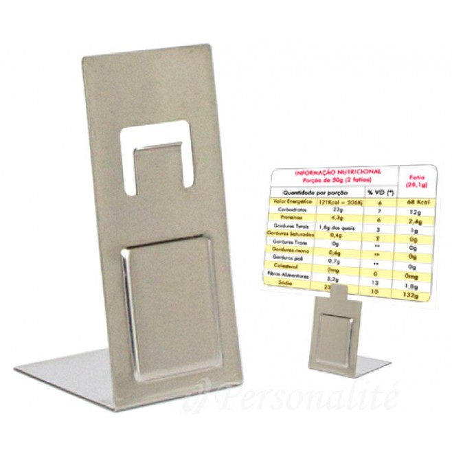 Display de aço inox
