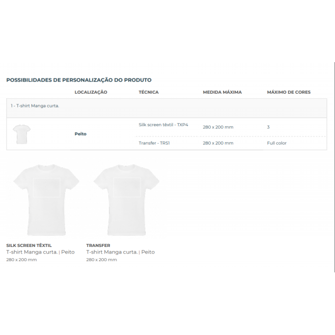 Camiseta Unissex de corte regular em Algodão Personalizada
