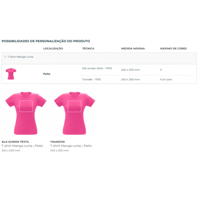 Camiseta feminina de corte cinturado em malha 100% algodão Personalizada