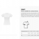 Camiseta feminina de corte cinturado em malha 100% algodão Personalizada