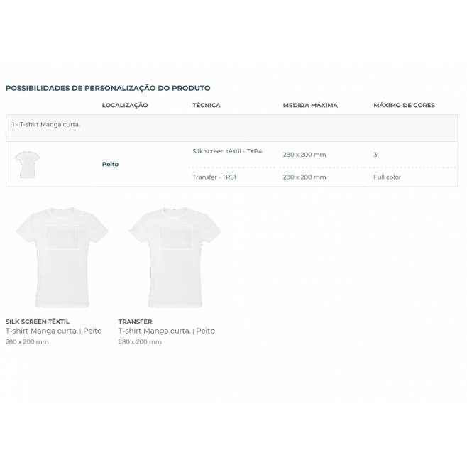 Camiseta unissex de corte regular em malha 100% algodão Personalizada