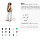 Camiseta Unissex de corte regular em Algodão Personalizada
