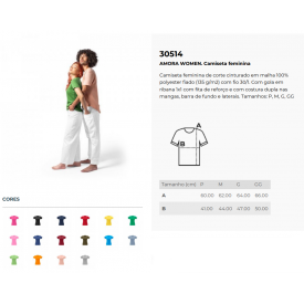 Camiseta feminina de corte cinturado em malha 100% polyester Personalizada