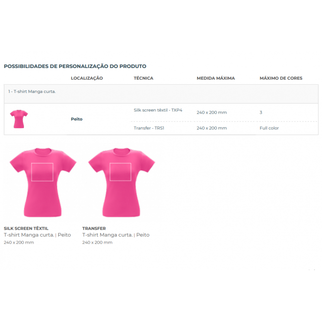 Camiseta feminina de corte cinturado em malha 100% polyester Personalizada