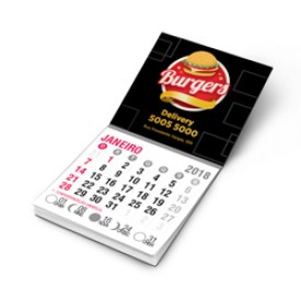 Imã de Geladeira Com Calendário Personalizado