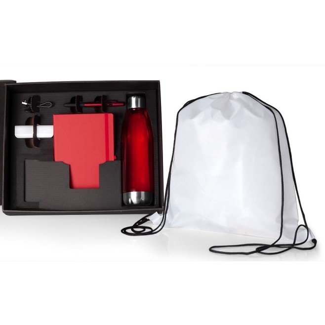 Kit Boas Vindas - Vermelho / Branco - 5 Pçs