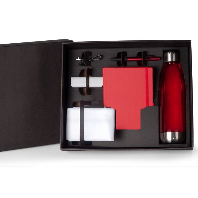 Kit Boas Vindas - Vermelho / Branco - 5 Pçs