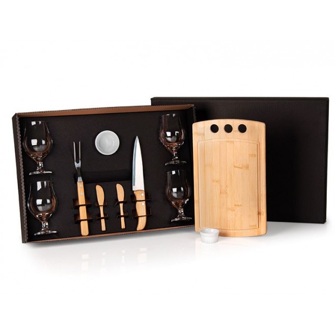 Kit Churrasco, Petisco, Cerveja E Tábua 3 Furos - 11 Pçs