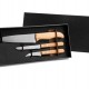 Kit Com Facas De 7", 4" E 3" - 3 Pçs