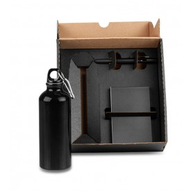Kit Com Squeeze, Caneta E Bloco - 3 Pçs