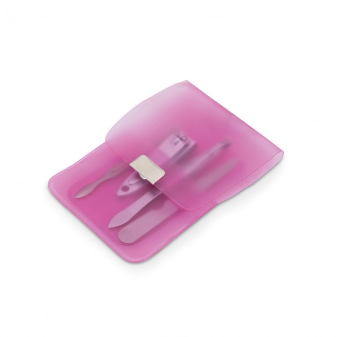 Kit Manicure 4 Peças em Estojo personalizado