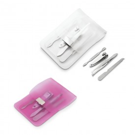 Kit Manicure 4 Peças em Estojo personalizado
