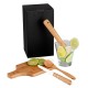 Kit Para Caipirinha Em Bambu - 0,35 L - 5 Pçs