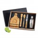 Kit Para Caipirinha em Bambu Com Coqueteleira - 6 Pçs Personalizado